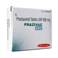 Фото Празиквантел Бильтрицид (Prazivac \\ Zerquan, аналог Дистоцид, Цистицид) табл. 600мг №8