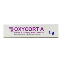 Фото Оксикорт А глазная мазь туба 3г